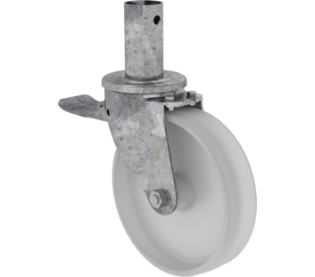 Lenkrolle mit Feststellbremse und Zapfen ø 200mm | © MUNK GmbH