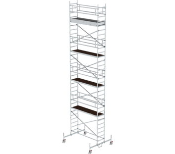 Mob.scaff. 0.75x2.45m chass.bar,pf H=8.45m | © MUNK GmbH