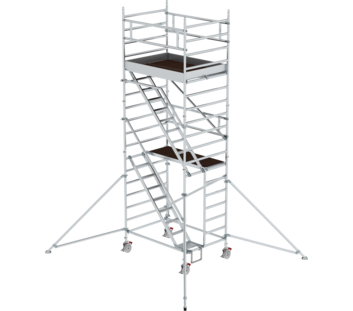 Mob. scaf. 1.35x1.80 m,incl. asc/outr. pf H=4.35 m | © MUNK GmbH