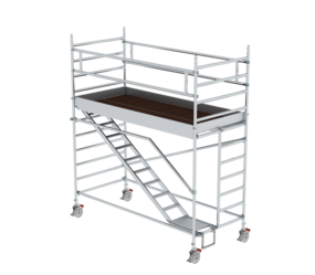 Mob. scaf. 1.35x3.0 m,incl. asc/outr. pf H=2.35 m | © MUNK GmbH