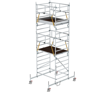Mob. scaff SG 1,80x1,35 m with chas.b/db.pf pfh 4,66 m | © MUNK GmbH