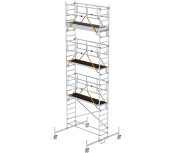 Fold.scaff. SG 2,45x0,75 m, w. chass.bar, pf H=6,62 m | © MUNK GmbH