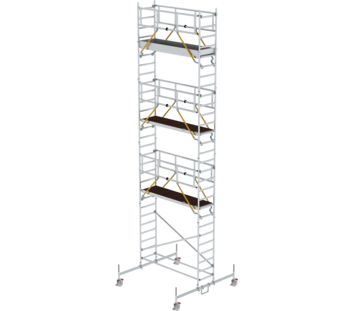 Fold.scaff. SG 2,45x0,75 m, w. chass.bar, pf H=7,74 m | © MUNK GmbH