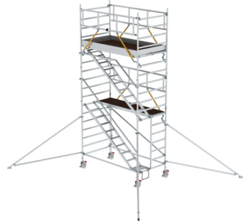 Mob. scaf. SG 2,45x1,35 m,incl. asc/outr.pf H=4,47 m | © MUNK GmbH