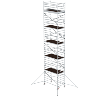 Folding scaff. 1.35x2.45m Outr.&double pf, pf H=10.35m | © MUNK GmbH