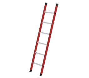 Straight ladder RFG/alu w/o stab., 6 rungs | © MUNK GmbH