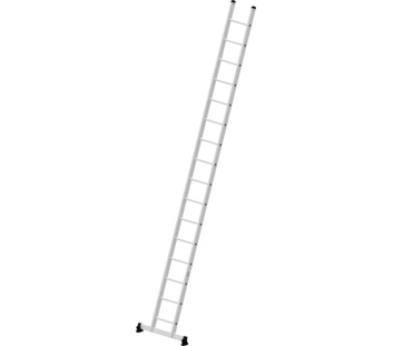 Straight ladder w. nivello stabiliser, 16 rungs | © MUNK GmbH
