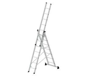 MZ-Leiter 3-tlg. m. nivello-Trav. , 3x7 Sp. | © MUNK GmbH