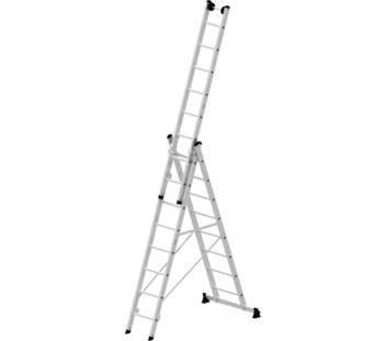 MZ-Leiter 3-tlg. m. nivello-Trav. , 3x8 Sp. | © MUNK GmbH
