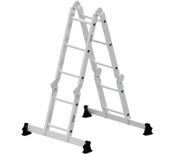 VZ-Leiter 4-tlg. m. nivello-Trav. 2x2 + 2x3 Sp.  | © MUNK GmbH