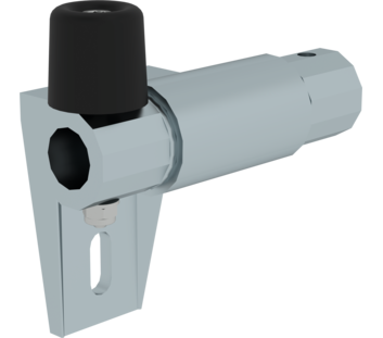 Schienenanl. f. Regal-L. Halter m. Endanschl. li. | © MUNK GmbH