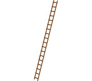 Dachleiter Holz, 18 Sprossen | © MUNK GmbH
