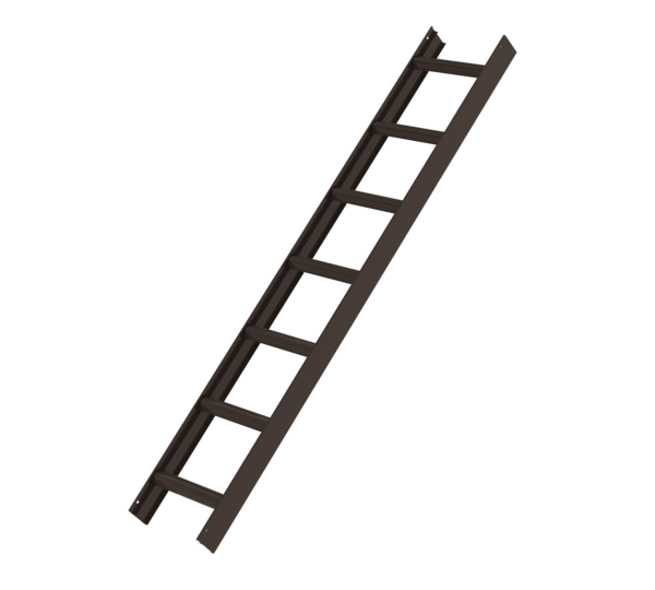 Dachleiter Braun, 7 Sprossen | © MUNK GmbH