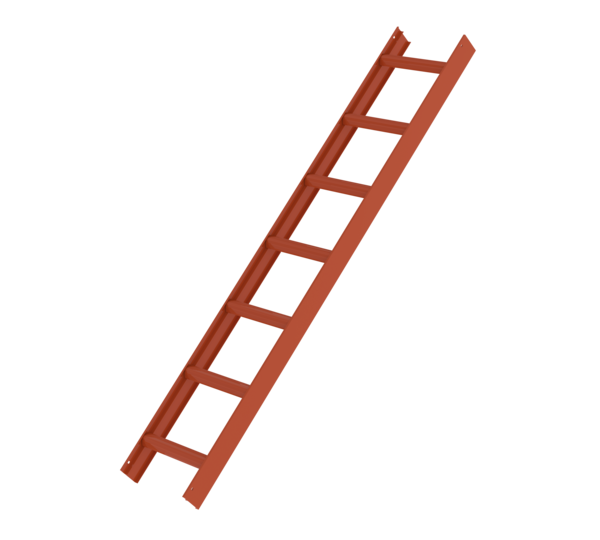 Dachleiter Rot, 7 Sprossen | © MUNK GmbH