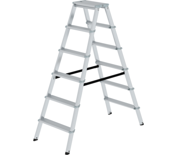 ML double-sided step ladder, 2-sided acc., 2x6 st | © MUNK GmbH