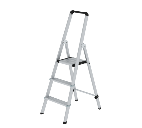 ML 2-sided step ladd. 1-sided acc.,anod.alu. 3 st. | © MUNK GmbH
