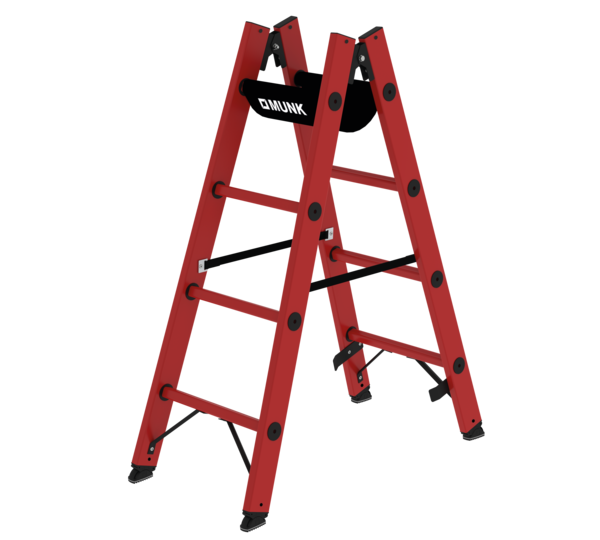 Double-sided rung ladder, RFG, 2x4 rungs | © MUNK GmbH