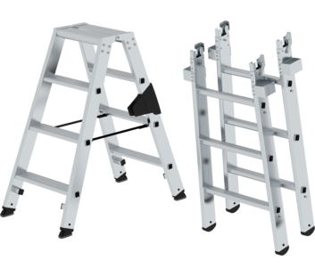 Double-sided step ladder set plug-in | © MUNK GmbH