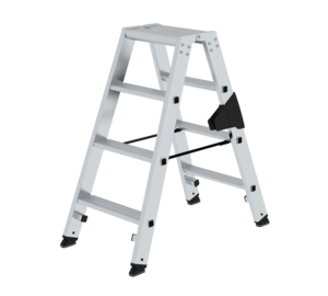 Stufen-Stehleiter beidseitig begehbar steckbar 2x4 Stufen | © MUNK GmbH