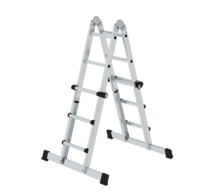 Telescopic ladder 4-sec. with stabiliser, 4x3 rgs | © MUNK GmbH