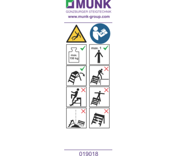 Stickers with user instructions | © MUNK GmbH