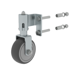 Federrolle für Regalleiter, rechts | © MUNK GmbH