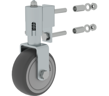 Federrolle für Regalleiter, links | © MUNK GmbH