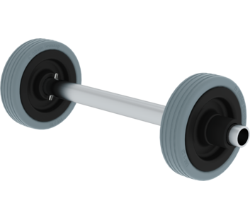 Compl. castor unit f. p.-up and r.-exten. ladders | © MUNK GmbH