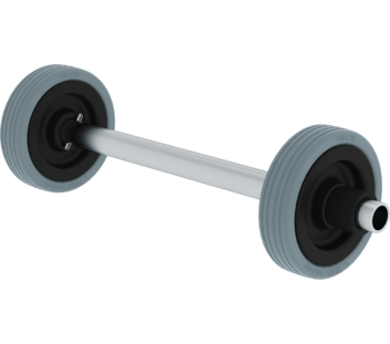 Compl. castor unit f. 3-sect. rope-ext. ladders | © MUNK GmbH