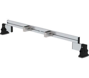 Nachrüst-Traverse mit nivello® Leiterschuh Breite 1,20 m | © MUNK GmbH