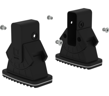 nivello Außenschuh 1 Satz = 2 Stück für Holm 73 x 25 mm | © MUNK GmbH