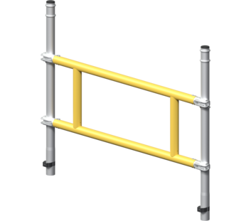Railing set, single-sided, for assembly platform | © MUNK GmbH
