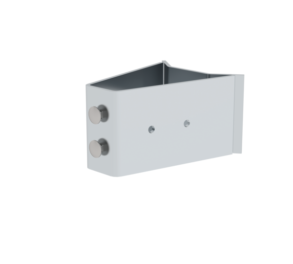 Aluminium wall anchor for round poles  | © MUNK GmbH