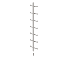 Einholmleiter Edelstahl Länge 1,96m,  | © MUNK GmbH