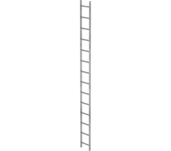 Shaft ladder, galv. st., 300 mm clear width 14 rgs | © MUNK GmbH