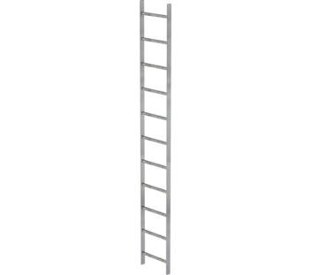 Shaft ladder, galv. st., 400 mm clear width 11 rgs | © MUNK GmbH