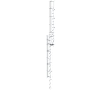 Mehrz. Steigl. m. Rückensch. Alu elox., 17,16m | © MUNK GmbH