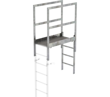 Roof parapet bridge gal. steel length 1400mm  | © MUNK GmbH