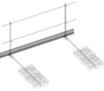 Fußleiste für Ausstiegsgeländer | © MUNK GmbH