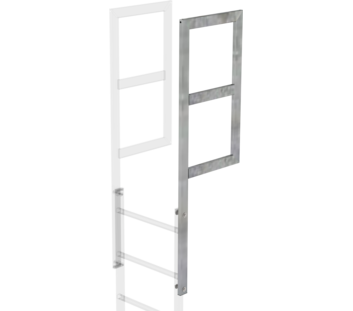 Exit side-rail w. railing st.st. 1600mm | © MUNK GmbH