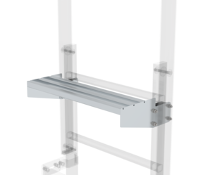 Exit step bright aluminium 520x200mm | © MUNK GmbH