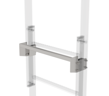 Exit step st. steel 520x100-300mm, clear.=100mm | © MUNK GmbH