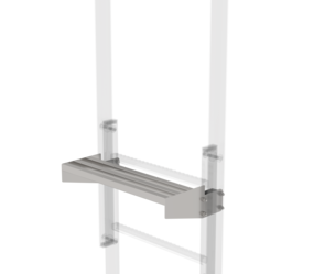 Exit step st. steel 520x100-300mm, clear.=200mm | © MUNK GmbH