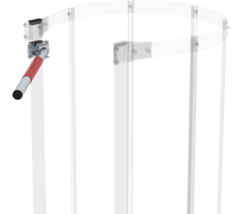 Sicherungsschranke anschraubbar an Leiterholm | © MUNK GmbH