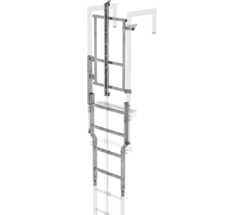 Safety door w. fall prot. galv. steel | © MUNK GmbH