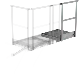 Erweiterungspodest 800x800mm | © MUNK GmbH