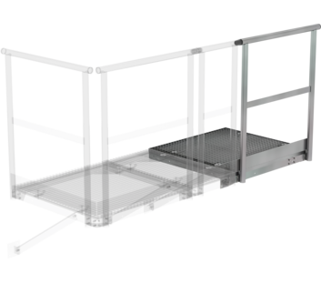 Erweiterungspodest 1000x1000mm | © MUNK GmbH