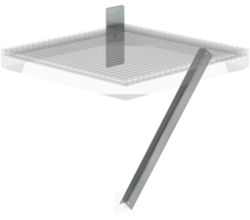 Flanschplatte & Strebe f. Ziegelmauerwerk, 800mm | © MUNK GmbH