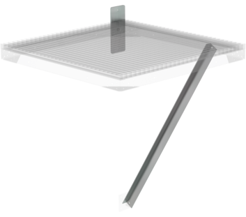 Flange plate & strut for brick masonry, 1000 mm | © MUNK GmbH