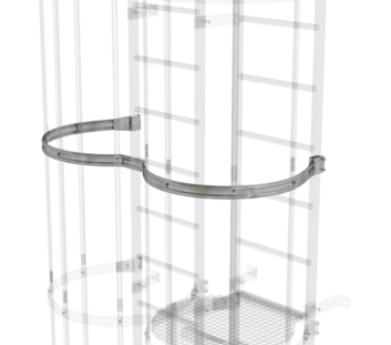 Rückenschutzbügel versetzte Ausführung St.verzinkt | © MUNK GmbH